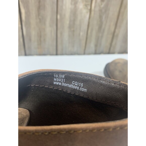 Born Harrison Chukka Brown Leather Boots Mens Shoe Size 10.5